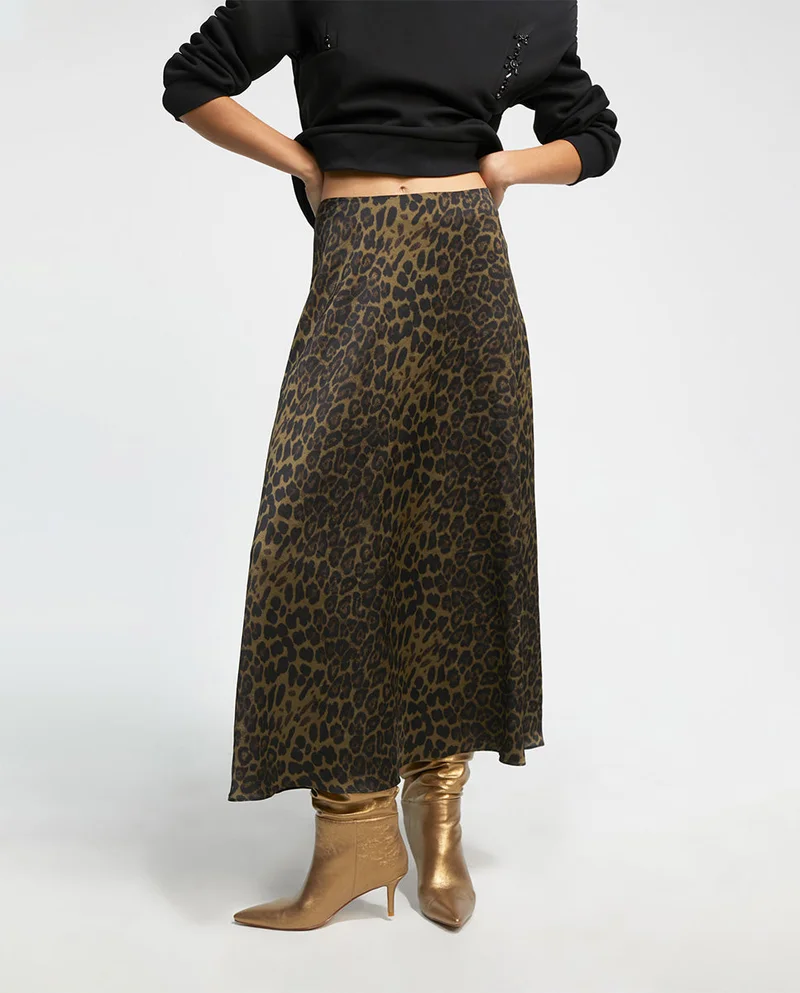 Lola Casademunt Animal print skirt