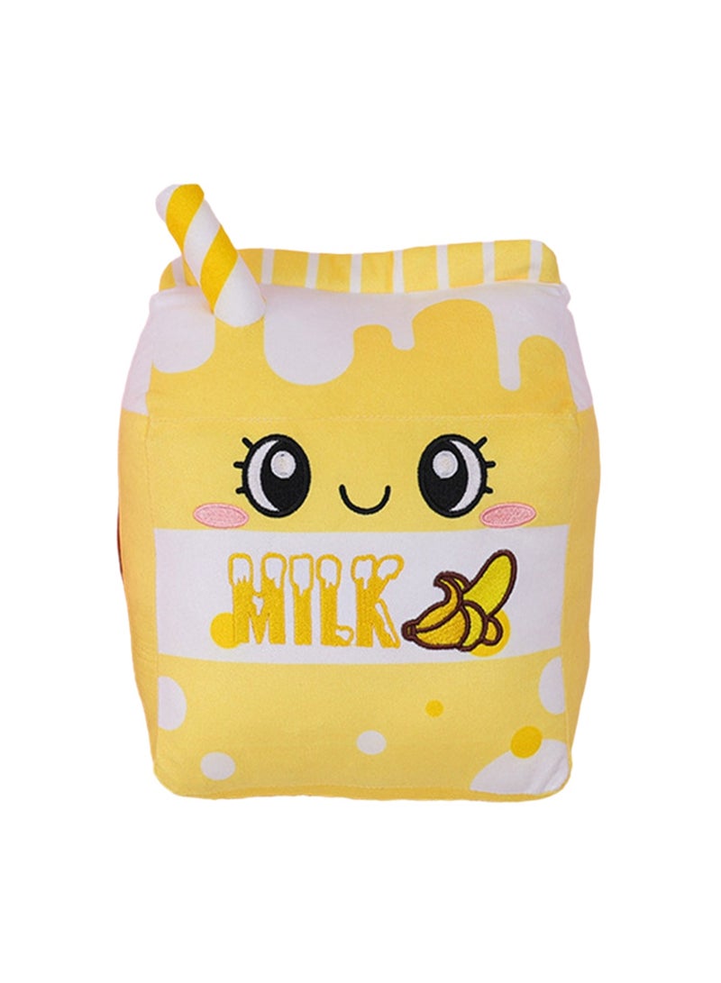 25cm Banana Milk Plush Toy Milk Tea Cup Cute Pillow Plush Doll Boy Girl Birthday Gift - Image 1