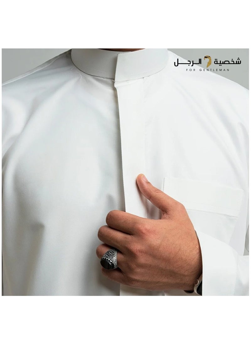 شخصية رجل  ثوب سادة سحاب مخفي  - Image 1