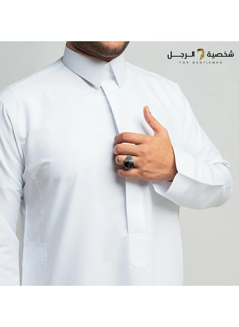 شخصية رجل  ثوب سادة سحاب مخفي  - Image 2