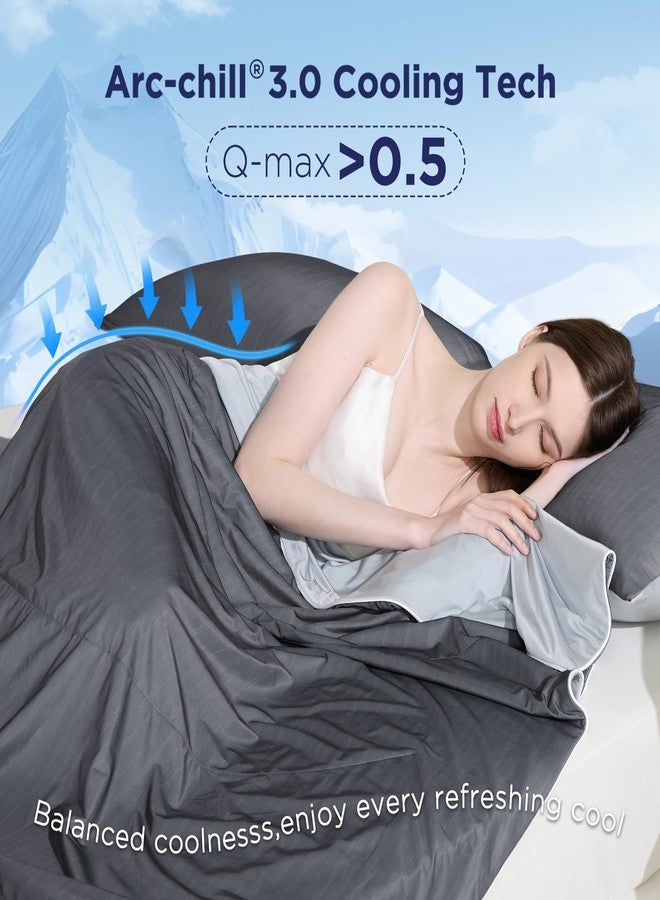 Elegear Cooling Comforter King Size, Ultra Lightweight, 90" x 108", Grey - Image 2