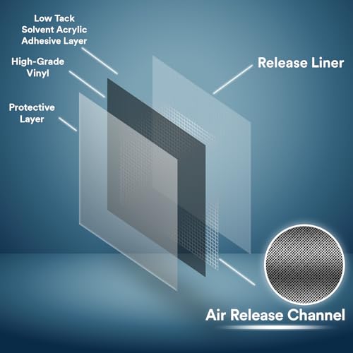 EZAUTO WRAP 12"x60" (1FTx5FT) Chrome Silver Liquid Metallic Gloss Vinyl Wrap Auto Car Sticker Decal Film Sheet Bubble Free Air Release Technology with Tool Kit - Image 5