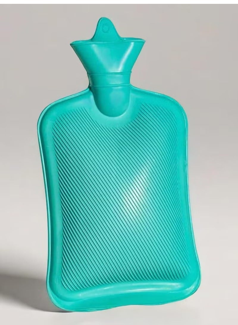 Hot Water Bag in Hot & Cold Therapies, 2L Hot Water Bag for Menstrual Cramps, Neck and Shoulder Pain Relief, Hand Feet Warmer Color Blue - Image 3