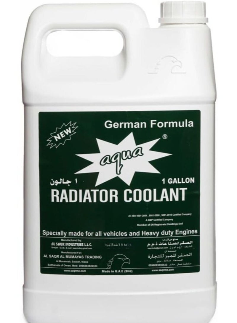 Aqua Radiator Coolant  all vachile long life  Green 5 ltr