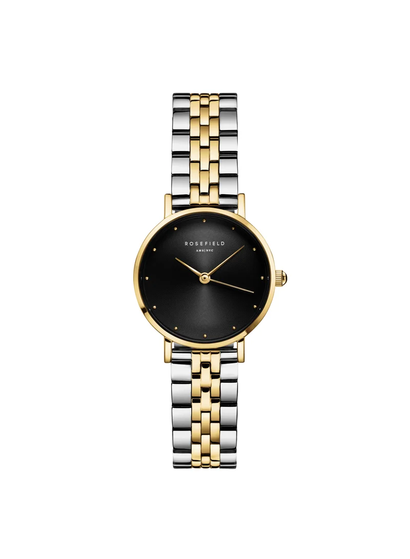 RoseField Rosefield Small Edit Black Steel Duotone Gold Silver - SEBDSG-SE04