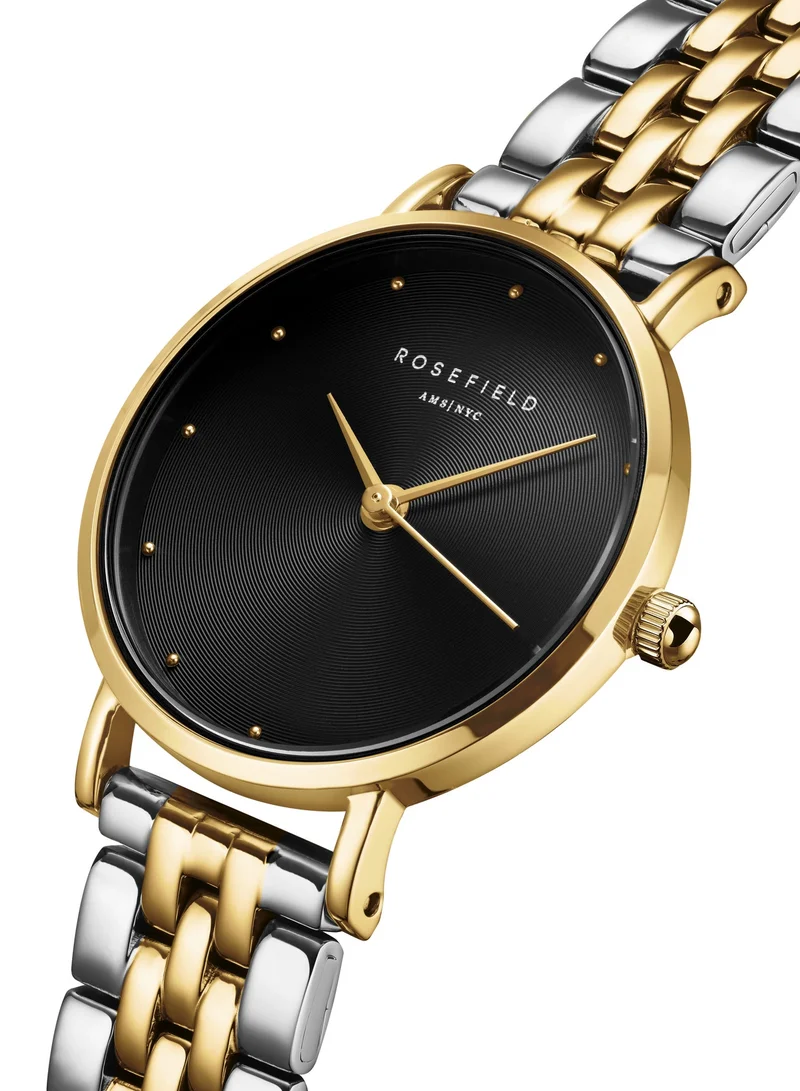 RoseField Rosefield Small Edit Black Steel Duotone Gold Silver - SEBDSG-SE04
