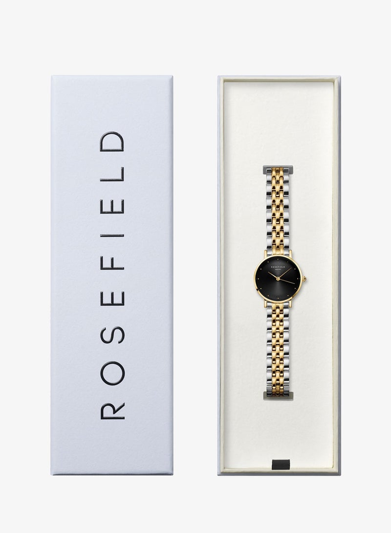 Rosefield Small Edit Black Steel Duotone Gold Silver - SEBDSG-SE04 - Image 3