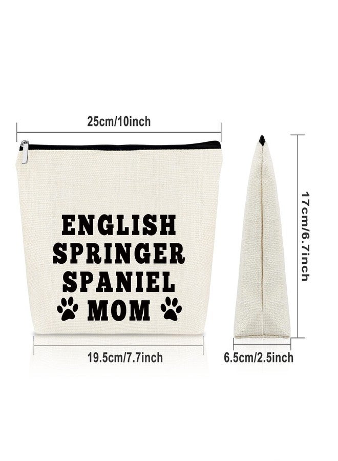 Sazuwu Dog Owner Gifts English Springer Spaniel Mom Gifts Makeup Bag Dog Lover Gifts Birthday Gifts for English Springer Spaniel Mom Cosmetic Bag Christmas Gifts for Her Cosmetic Travel Pouch - Image 4