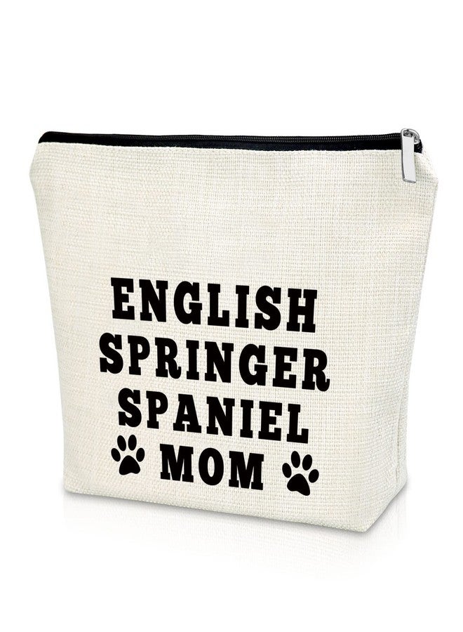 Sazuwu Dog Owner Gifts English Springer Spaniel Mom Gifts Makeup Bag Dog Lover Gifts Birthday Gifts for English Springer Spaniel Mom Cosmetic Bag Christmas Gifts for Her Cosmetic Travel Pouch - Image 1
