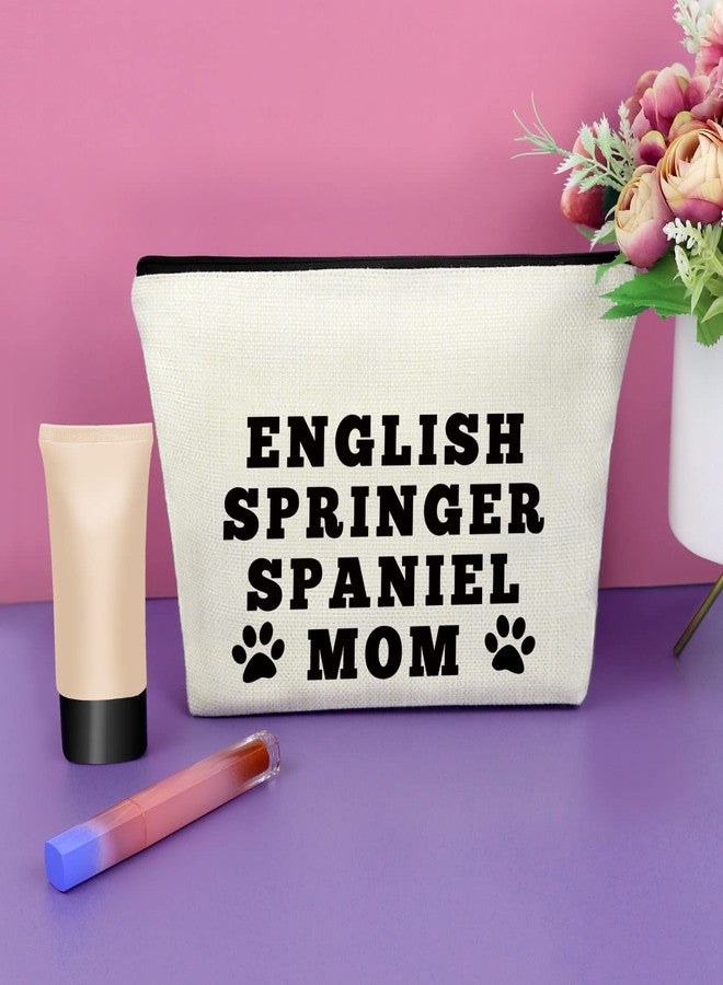 Sazuwu Dog Owner Gifts English Springer Spaniel Mom Gifts Makeup Bag Dog Lover Gifts Birthday Gifts for English Springer Spaniel Mom Cosmetic Bag Christmas Gifts for Her Cosmetic Travel Pouch - Image 2