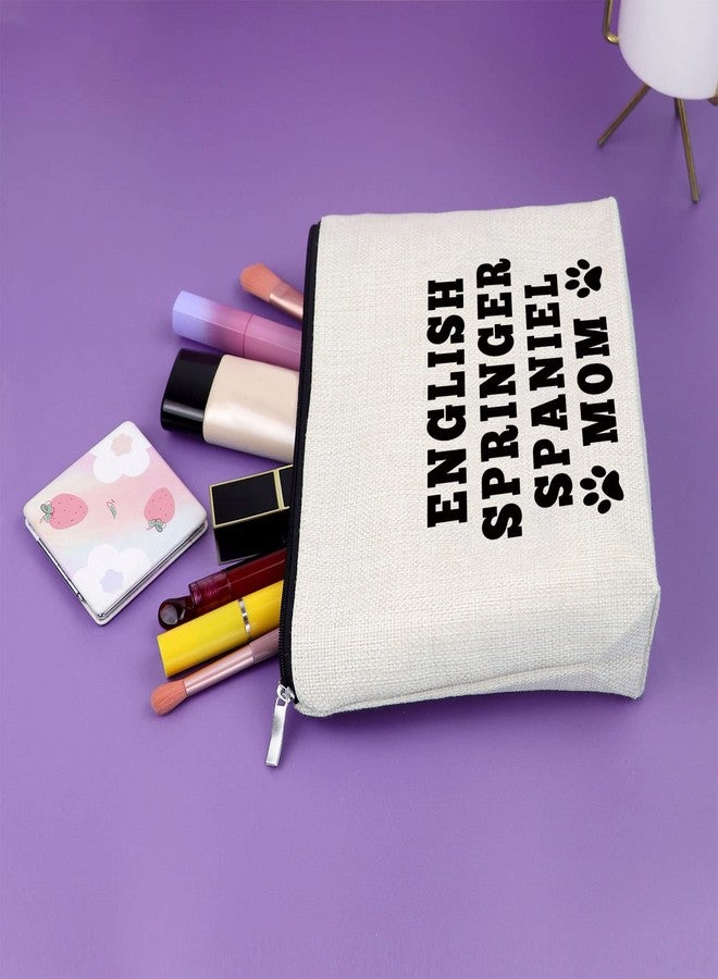 Sazuwu Dog Owner Gifts English Springer Spaniel Mom Gifts Makeup Bag Dog Lover Gifts Birthday Gifts for English Springer Spaniel Mom Cosmetic Bag Christmas Gifts for Her Cosmetic Travel Pouch - Image 5