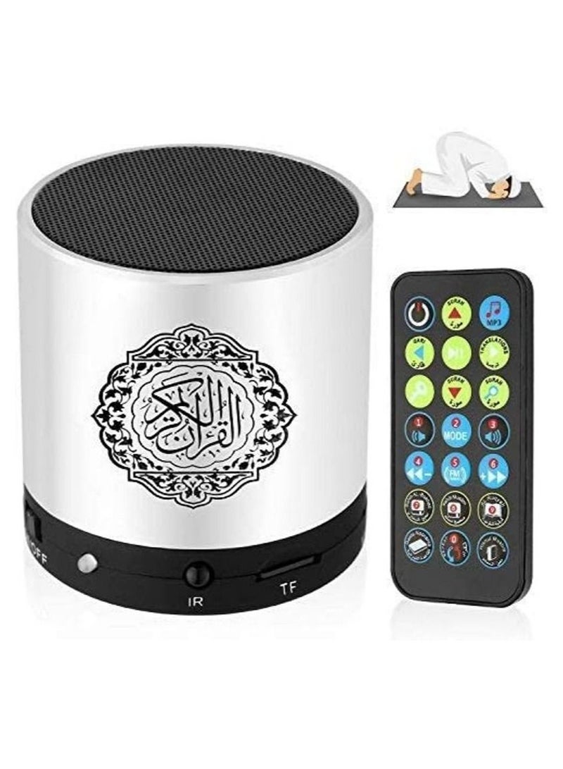 Qur'an Speaker With 16 Reciters Plus 16 Translations - Silver - Image 1