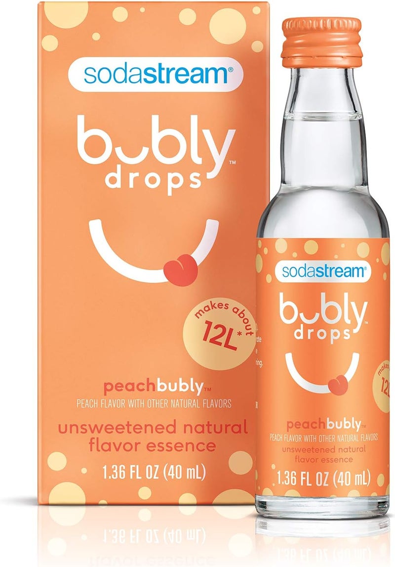 SodaStream قطرات سودا ستريم بوبلي - نكهة الخوخ (عبوة من 3) - Image 2