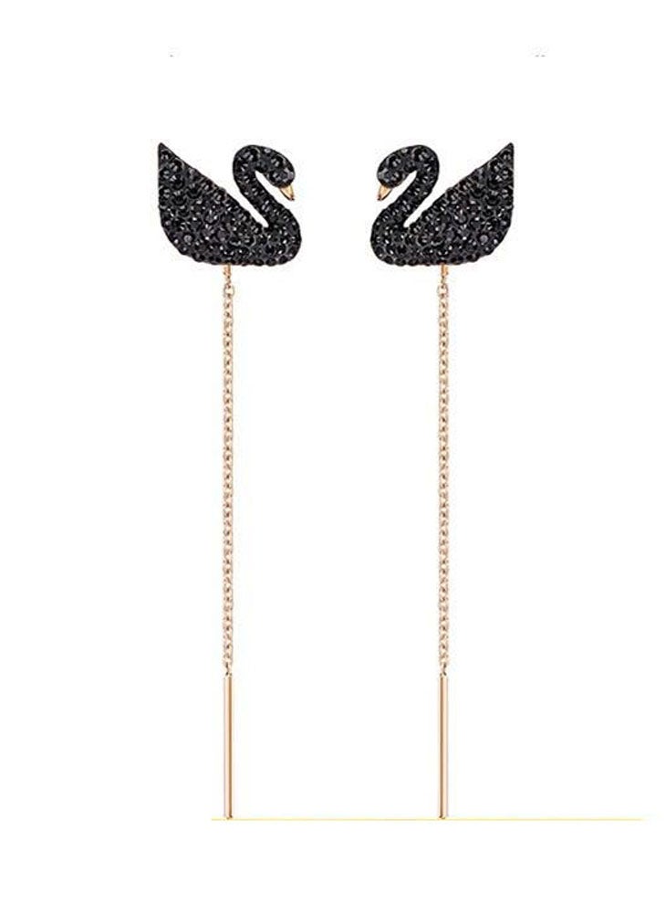 General - Iconic Swan Pierced Earrings - Image 1