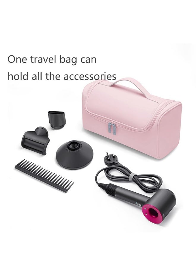 Travel Case for Dyson Shark Flexstyle PU waterproof Portable Travel Pouch with Hanging Hook Carrying Case (Pink) - Image 3