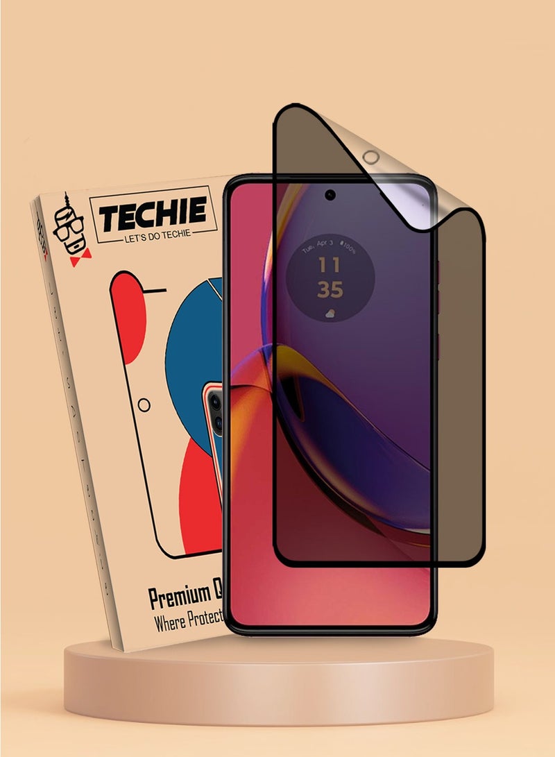 Techie واقي شاشة كامل مقاوم للانفجار مصنوع من السيراميك غير اللامع لهاتف Motorola Moto G84 - Image 1