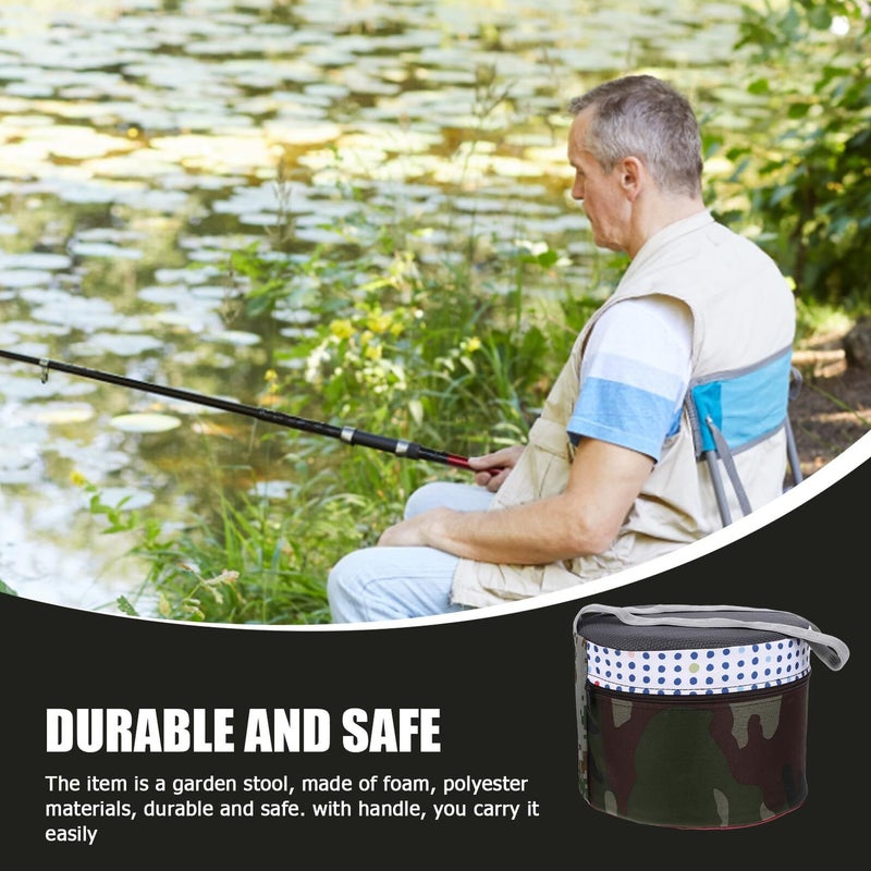 New Lightweight Foam Weeding Seat Portable 18cm Height Folding Garden Stool For Outdoor Fieldwork Camping Fishing Utility - Image 5