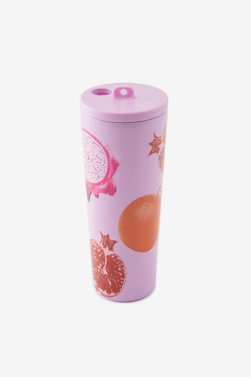 Typo Hidden Straw Metal Smoothie Cup