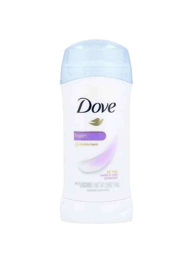Dove, Antiperspirant Deodorant, Fresh, 2.6 oz (74 g) - Image 1