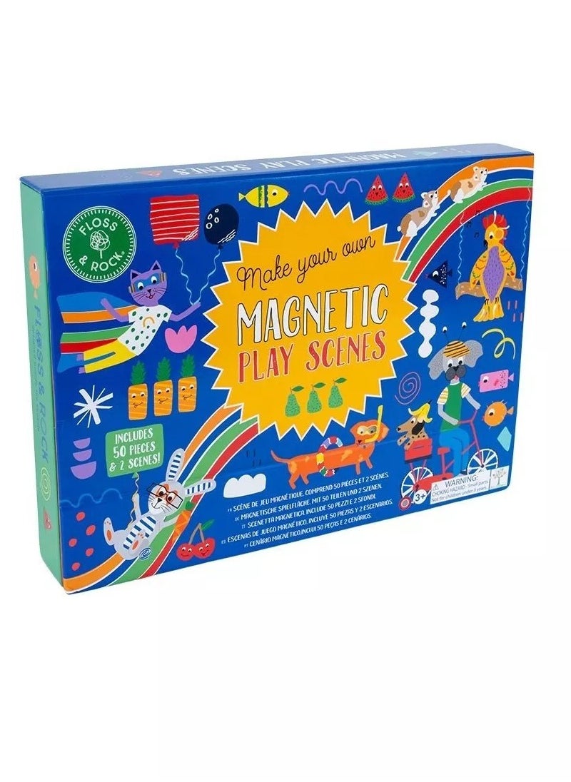 Floss & Rock - Floss & Rock Pets Magnetic Play Scenes - Fun Animal-Themed Activity Set for Kids - Image 1