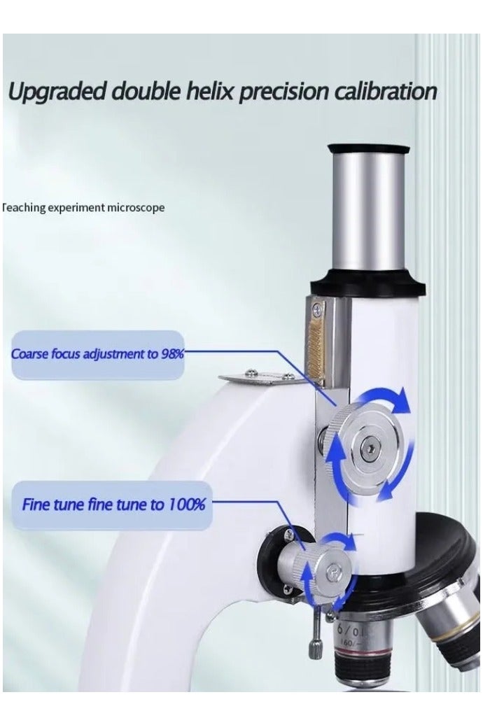 العقاب الشرقي مجهر أحادي العينية فائق الدقة بتكبير 30،000× للأطفال والطلاب | عدسة عالية الوضوح، هيكل معدني، بطارية تدوم 8 ساعات مع شحن USB-C — لتعلم STEM والاستكشاف الميداني - Image 5