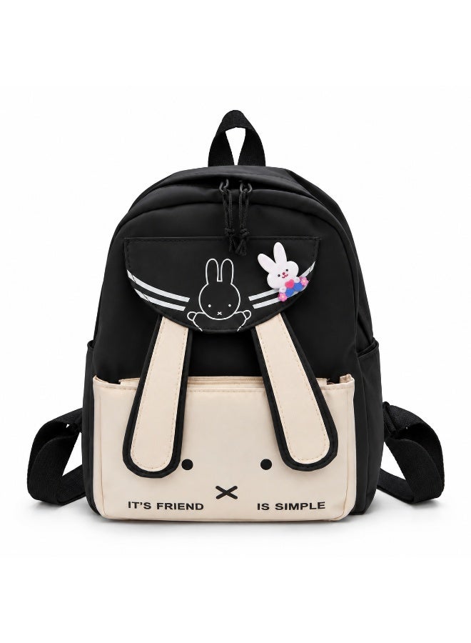 Kids Rabbit Backpack – Lightweight Multi-Pocket School Bag for Kindergarten, Travel & Everyday Use - Image 1