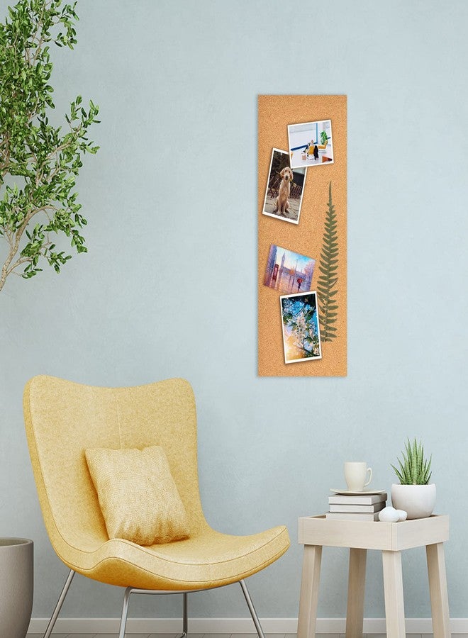 Aitakatta 17x8 Corkboard Tiles Bulletin Board, 1/2" Thick Self-Adhesive Cork Boards for Walls, Cork Tiles Vision Board for Home, Office, School, Bulletin Board Decorations(12mm,1pc) - Image 5