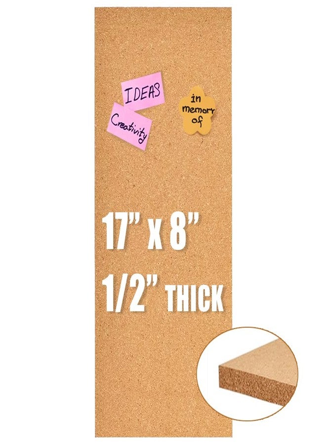 Aitakatta 17x8 Corkboard Tiles Bulletin Board, 1/2" Thick Self-Adhesive Cork Boards for Walls, Cork Tiles Vision Board for Home, Office, School, Bulletin Board Decorations(12mm,1pc) - Image 1