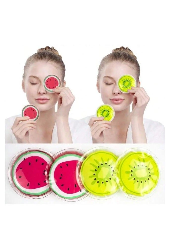 Generic Hot and Cold Eye Pads - Relieves Puffiness and Tension, Watermelon  - Image 2
