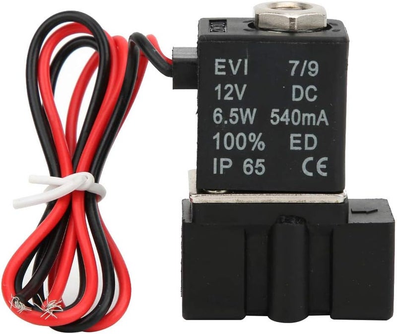 Plastic Electric Solenoid Valve 12V DC, 2 Position 2 Way G1 / 4, Fast Response, IP65 Waterproof, Air Water Oil Use (G1/4") - Image 1