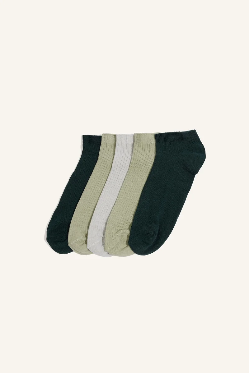 Man 5 Piece Short Socks