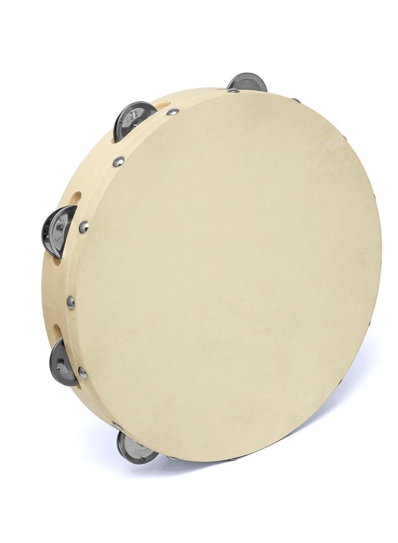 TIGER تام91-10 طنبور خشبي 10" - صف واحد - طبيعي - Image 1