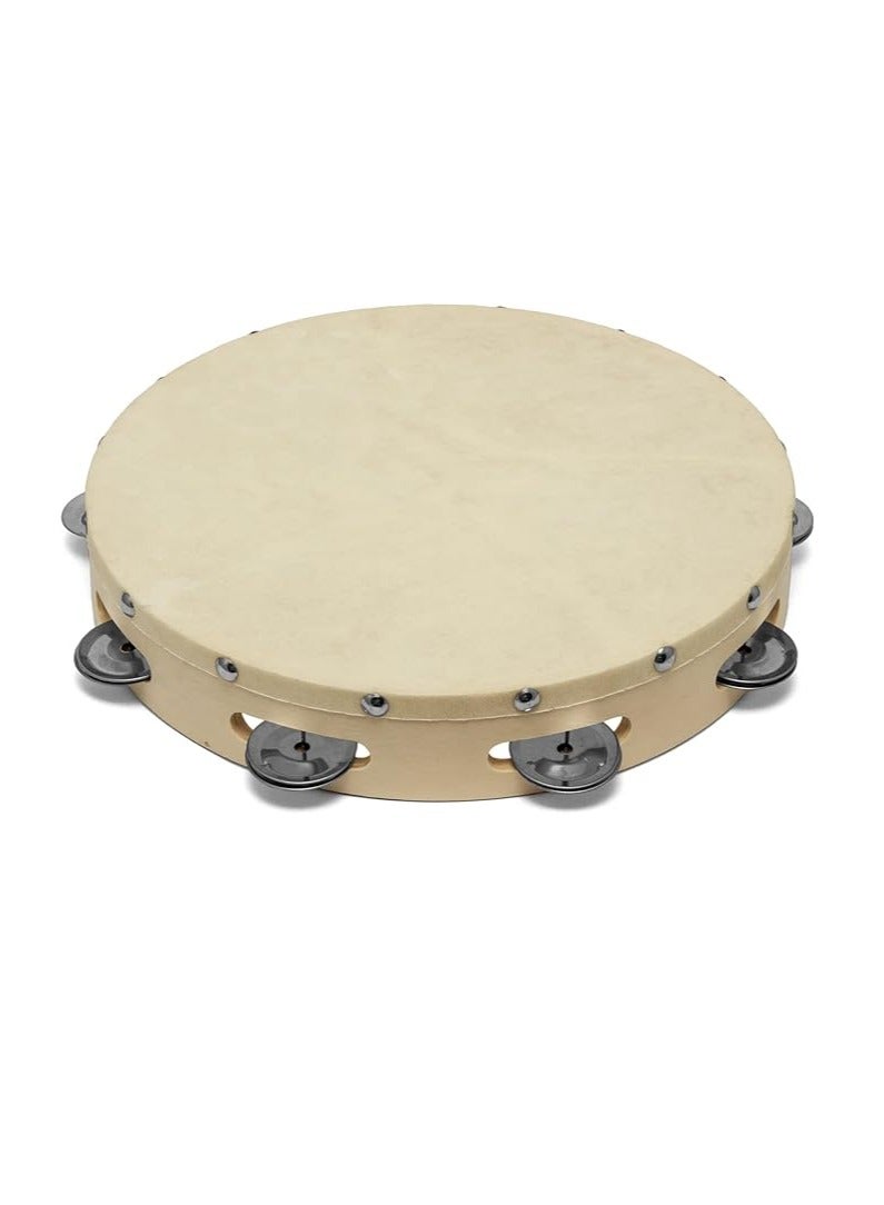 TIGER تام91-10 طنبور خشبي 10" - صف واحد - طبيعي - Image 3