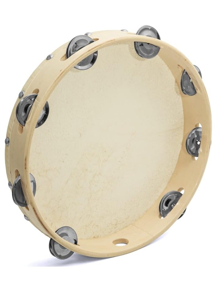 TIGER تام91-10 طنبور خشبي 10" - صف واحد - طبيعي - Image 2