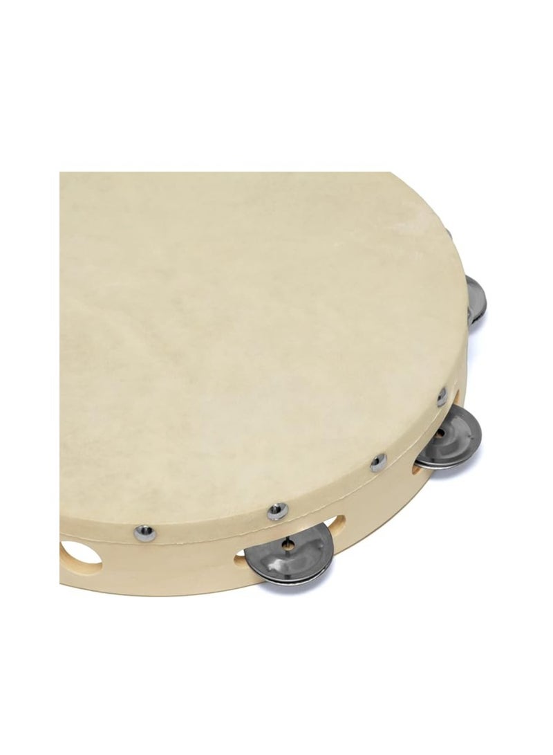 TIGER تام91-10 طنبور خشبي 10" - صف واحد - طبيعي - Image 4