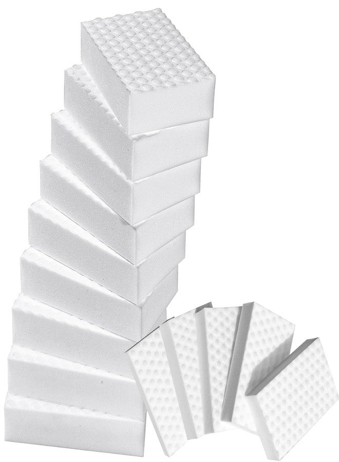 STARFLYER Magic Sponges Eraser,Melamine Sponge in Bulk,2X Density,Long Lasting,Cleaning Sponge for Kitchen, Bathroom,Bathtub, Sink,Furniture, Wall Cleaner (White, 3.93x2.76x0.98in) (10) - Image 1