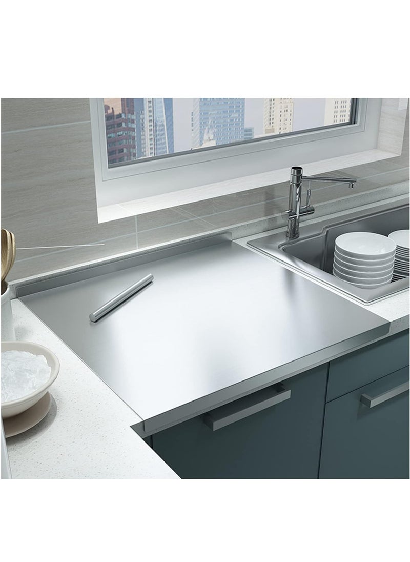 Ayda Stainless Steel Countertop Chopping Board Skid-Resistant Food-Grade Cutting Board 40X30cm  - Image 1