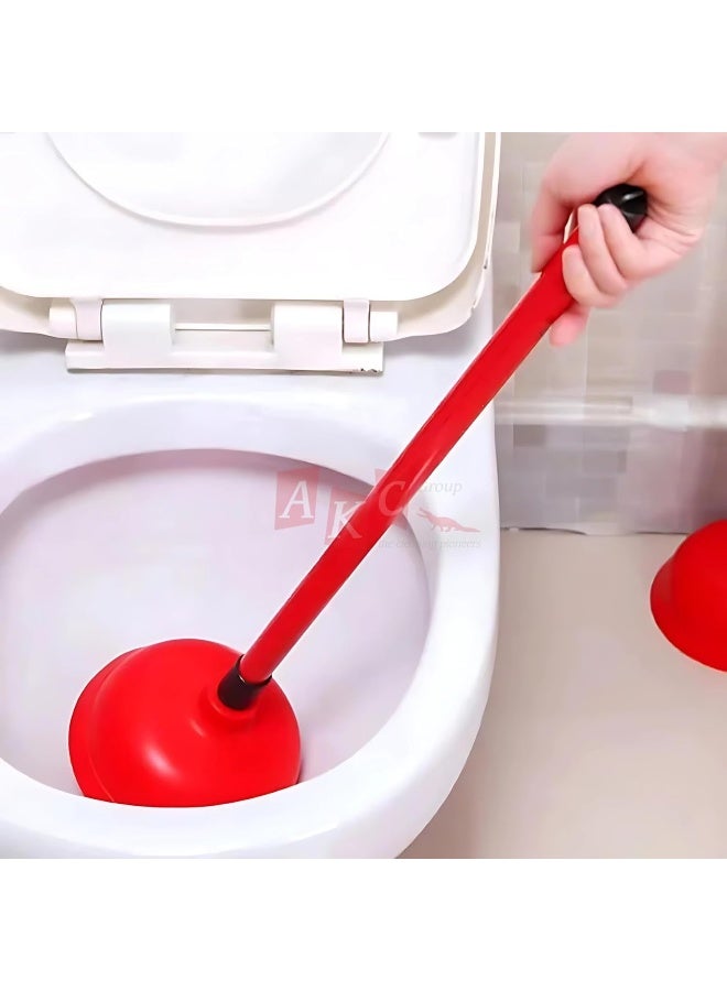 AKC Toilet Sink Drain Blaster - Bathroom Clog Remover, Air Pump Plunger Tool for Toilet, Pipe, and Drain Dredging - 55 cm - Image 4