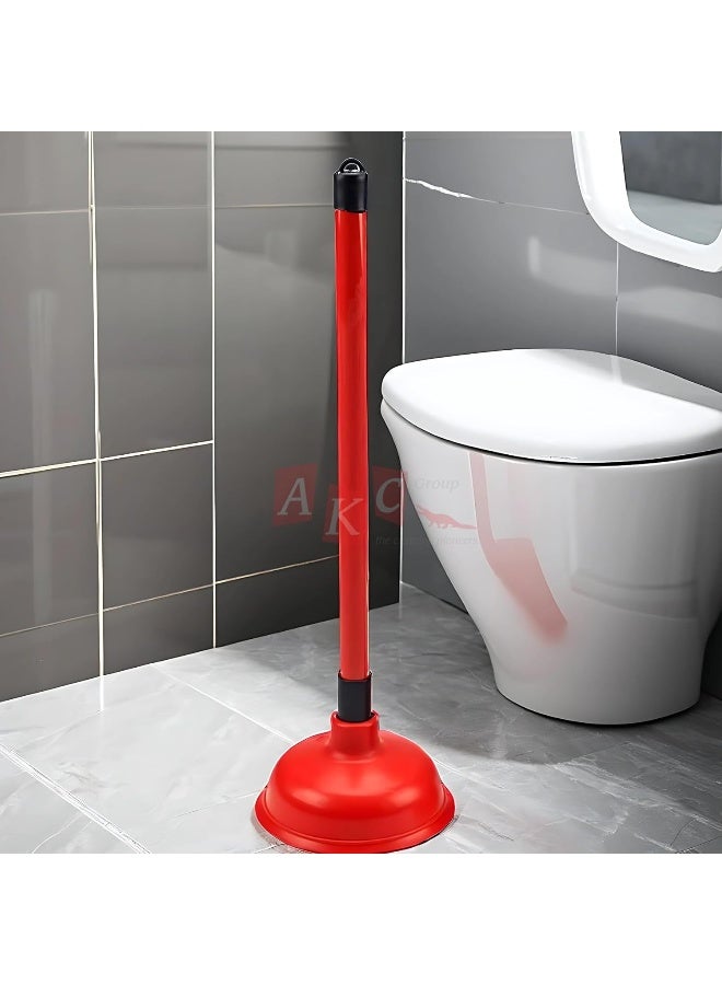 AKC Toilet Sink Drain Blaster - Bathroom Clog Remover, Air Pump Plunger Tool for Toilet, Pipe, and Drain Dredging - 55 cm - Image 2