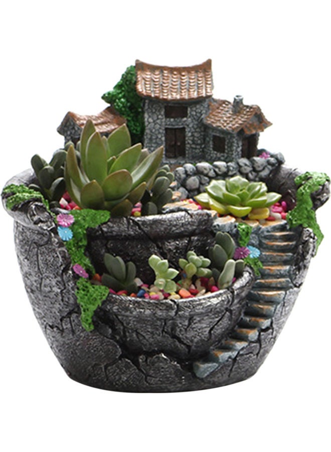 NIBEMINENT Succulent Plants Flowerpot Multicolour - Image 4