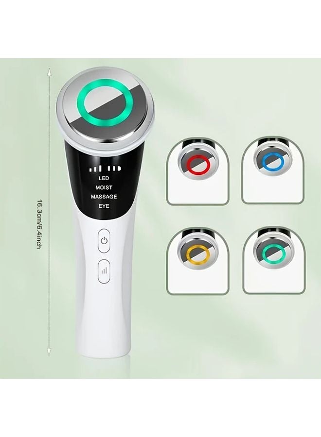 وايت 4 في 1 مساج الوجه القابلة لإعادة الشحن عبر USB للعناية بالوجه والعنق والعينين - Image 5