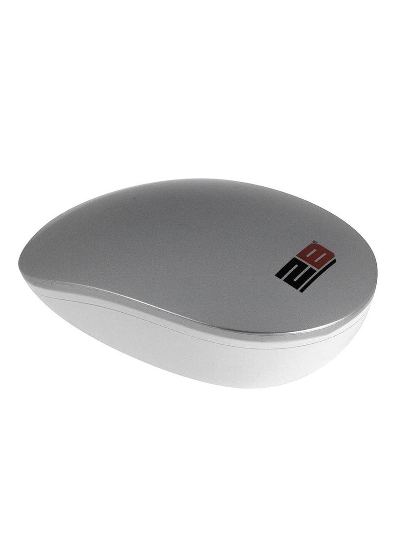 2B MO307 Wireless Mouse With Movable Cover Grey/White - Image 4