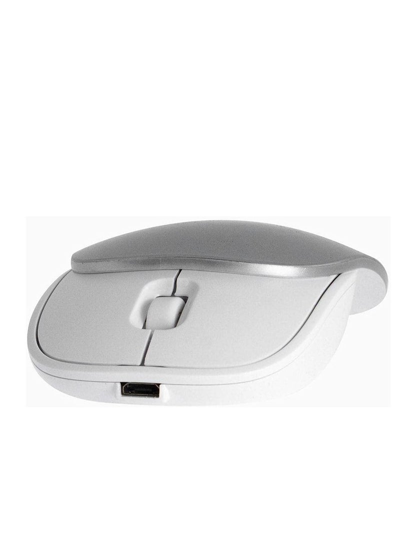 2B MO307 Wireless Mouse With Movable Cover Grey/White - Image 3