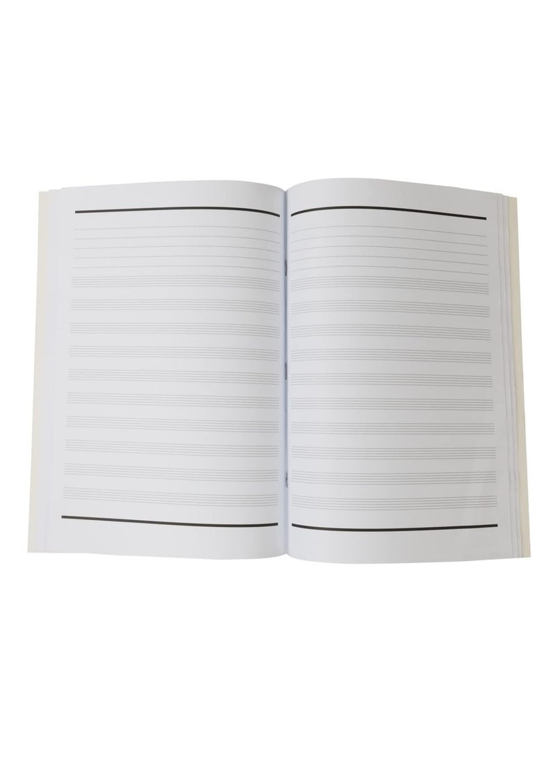 Maxi Maxi Music Book A4 70Gsm 40 Sheets, WHITE, MXMBK  - Image 4