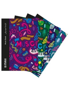 Maxi Maxi Music Book A4 70Gsm 40 Sheets, WHITE, MXMBK  - Image 2