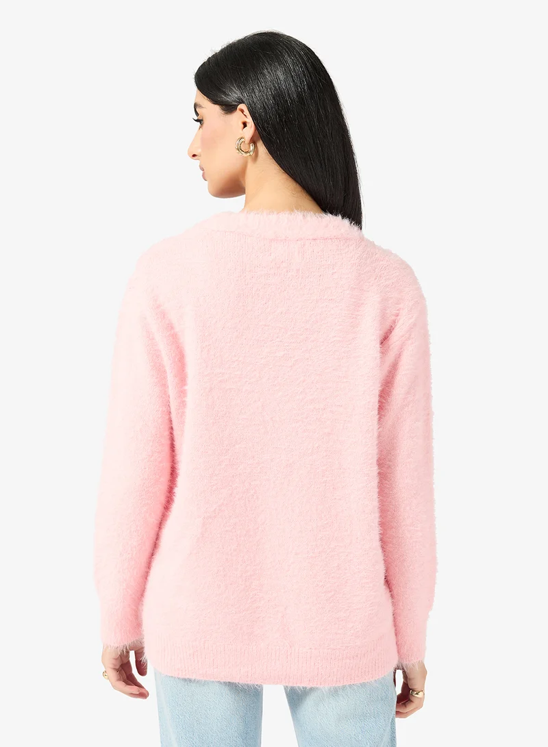 ELLA Cosy Button Down Cardigan