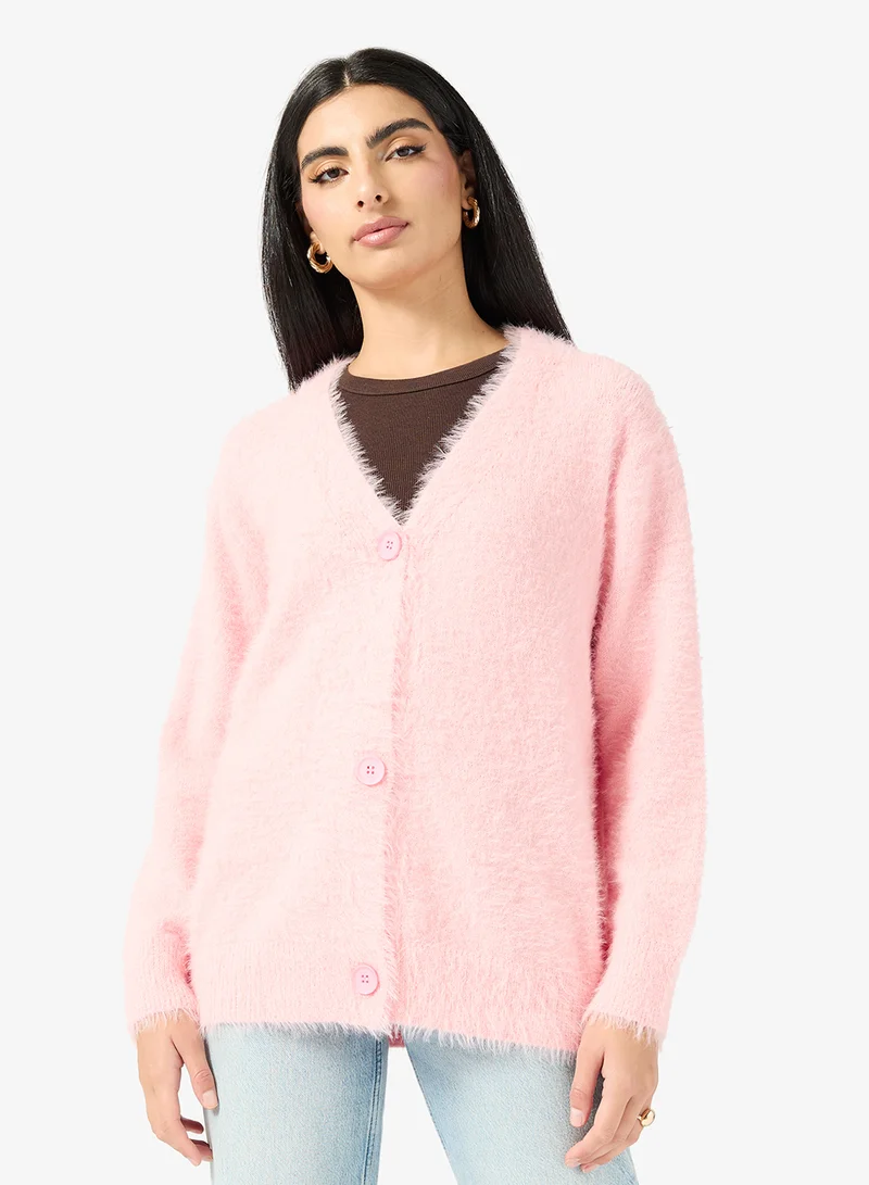 ELLA Cosy Button Down Cardigan