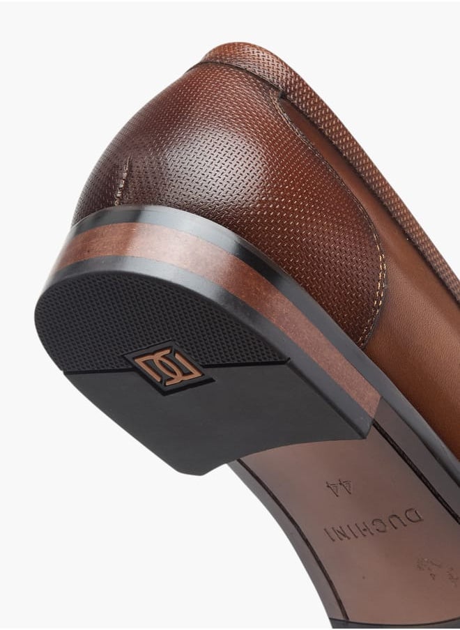 DUCHINI Men's Tassel Detail Slip-On Loafers  - Image 5
