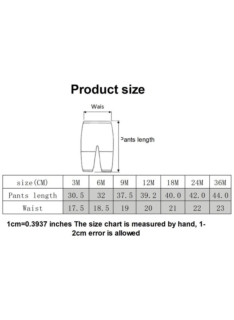 RedMapleTEK 5-Pack Of Elastic Breathable Cotton Trousers For Infants And Young Children - Image 2
