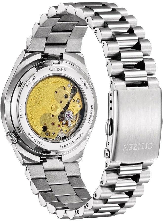 CITIZEN Tsuyosa Automatic Stainless Steel Analog Multicolor Dial Men's Watch - NJ0151-53W - Image 4
